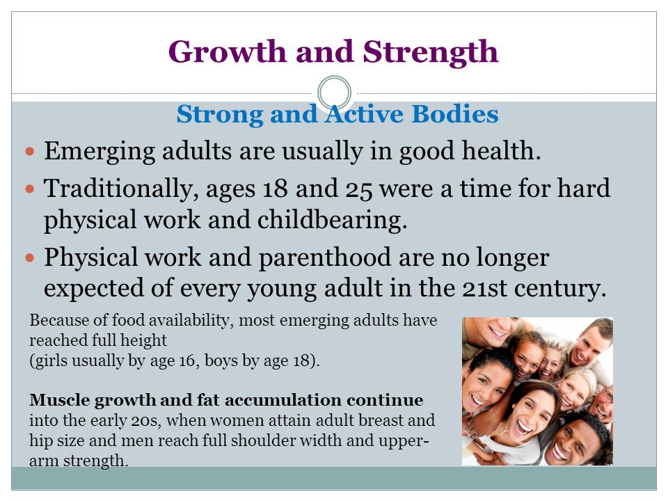 Emerging Adulthood Chapters 17 19 Biosocial Cognitive